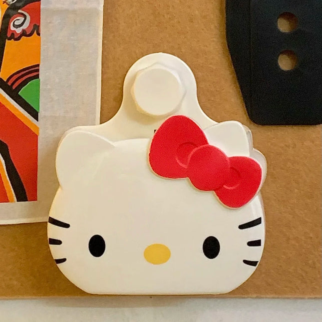 Hello Kitty Sanrio Bathroom Table Organizer Wall Shelf Cute Kt Cat Home Storage Rack Hanging Sundries Storage Holder Punch-Free