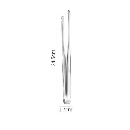 304 Stainless Steel Grill Tongs Food Clip BBQ Steak Clip Bread Tong Cooking Utensils Party Non-Slip Kitchen Gadgets Accessories