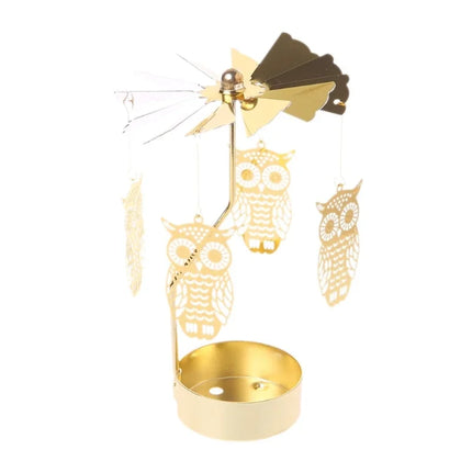 Rotating Metal Candle Holder