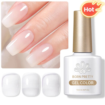 BORN PRETTY 10ml Rainbow Purple Water Light Cat Magnetic Gel Nail Polish Shining Sliver-light Holographics Semi Permanent UV Gel