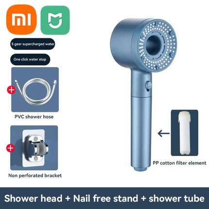 Xiaomi Mijia 5 Modes Shower Head High Pressure Showerhead Filter Rainfall Faucet Tap Bathroom Bath Home New Bathroom Accessories
