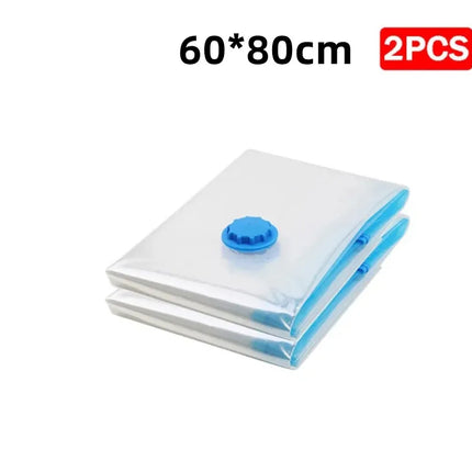 Vacuum Storage Bags More Space Save Compression Travel Seal Zipper for Clothes Pillows Bedding Closet Home Organizer