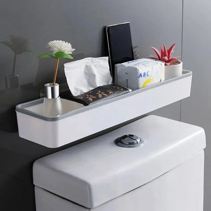 Wall-Mounted Toilet Bathroom Storage Cabinet Rack