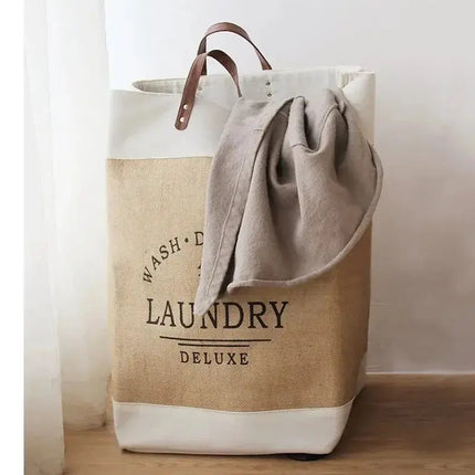 Large Capacity Laundry Basket Folding Fabric Storage