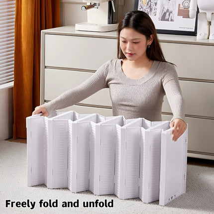 6-Layer Foldable Transparent Shoe Storage Box