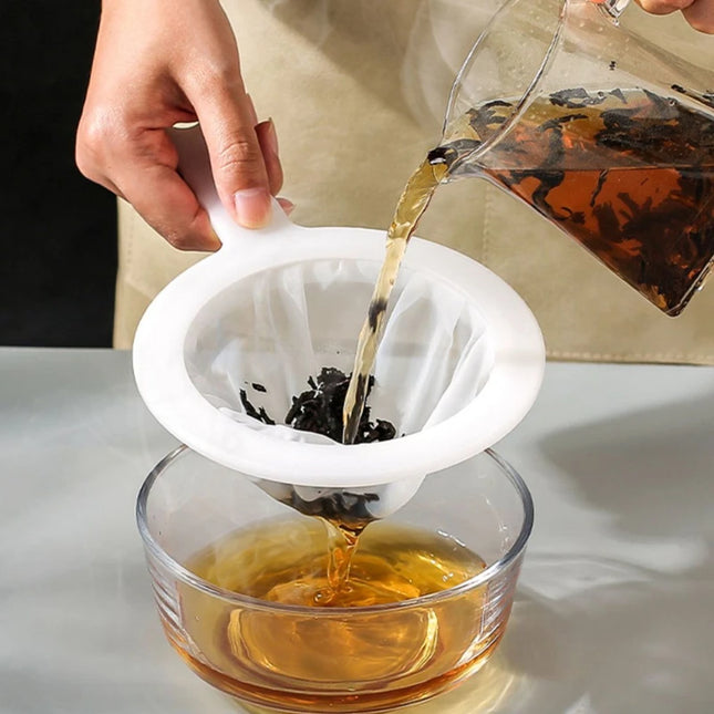 Reusable Mesh Kitchen Nylon Ultra Fine Filter Mesh Strainer Spoon Sieve Soy Milk Juice Coffee Food Filter Kitchen Colander