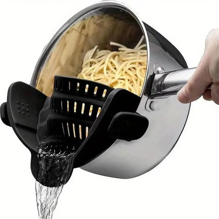 Adjustable Clip-On Strainer for Pots