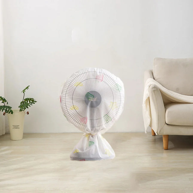 Colorful Waterproof Fan Dust Cover for Home Storage Bag Home Stand Fan Protective Cover Case Fan Safety Cover 2 Size