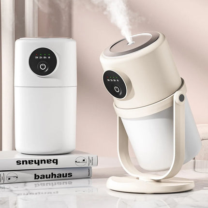 90degree rotating humidifier intelligent large capacity atomizer USB silent night light indoor small air purification humidifier