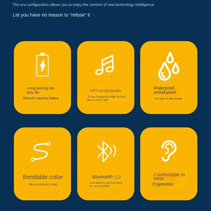 Wireless Headphones Bluetooth 5.0 Neckband Earphones Silicone Hifi 9D Stereo Sports Headset Halter Waterproof Magnetic Earbuds