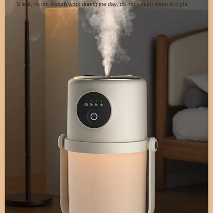 90degree rotating humidifier intelligent large capacity atomizer USB silent night light indoor small air purification humidifier