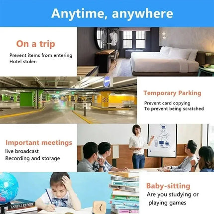 1080P Mini WiFi Camera with HD Night Vision, Home X5 Remote Monitoring for Kids, Pets, and Safety - Ideal Gift