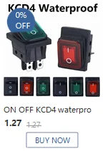 KCD4 children's electric car forward and backward stop switch ON-OFF-ON reverse handle toy car start toggle switch