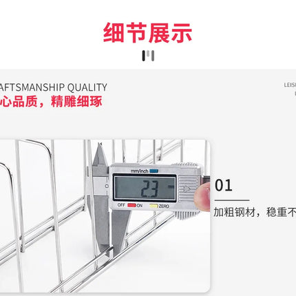 Stainless Steel Dish Drainer Rack Ociekacz Do Naczyn Kitchen Household Storage Organizer Drying Bowl Holder Simple Pot Lid Shelf