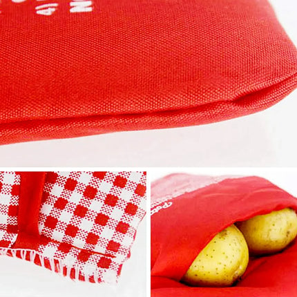 Reusable Microwave Potato Cooker Bag Washable Tortillas Cooker Pockets Corn Cooking Bag Microwave Baking Bag Kitchen Gadgets