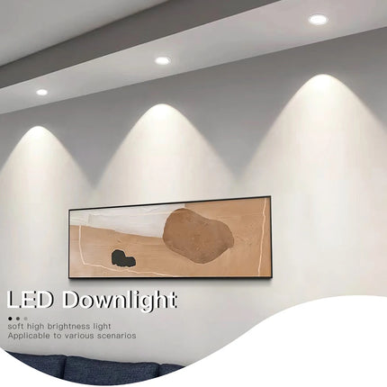 AC85-265V COB Bulb spot led plafond encastrable LED Downlight Aluminum Ceiling Lamp Corridor Kitchen Home Decoration