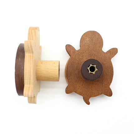 Household Solid Wood Hook Kitchen Item Wall Hook Hanger Punch Creative Animal Turtle Decorative Hooks Coat Rack Home Storage