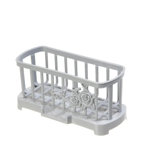 Kitchen Sink Drain Rack Storage Basket Sponge Dishcloth Holder Removable Household Bathroom Soap Dispenser Organizer Shelf