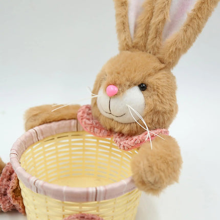 Easter Basket Cute Bunny Shape Eggs Container Candy Storage Basket for Kids Party Home Holiday Family Gatherings Food Snacks