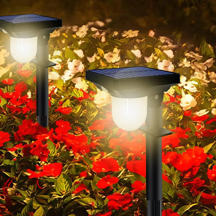 Solar Powered Waterproof Motion Sensor Garden Wall Path Light