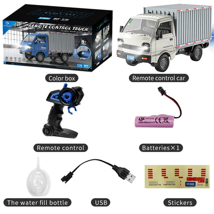 RC Car 2.4GHZ 1:16 Simulation Drift Climbing Truck LED Lights Remote Control Car Electric Toys For Kids Model Boy's Gifts