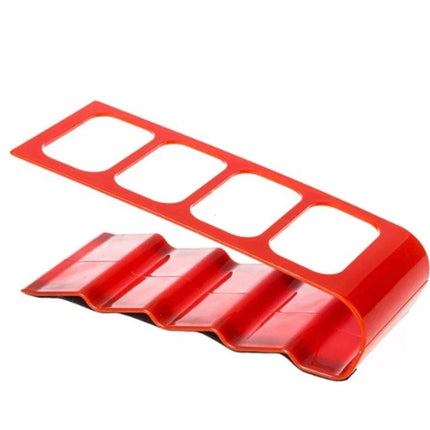 Creative Four Grid Remote Control Storage Rack Storage Box Plastic Desktop Rack Home Storage Organization