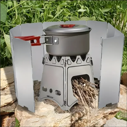 Aluminum Alloy Ultralight Foldable Stove Windscreen