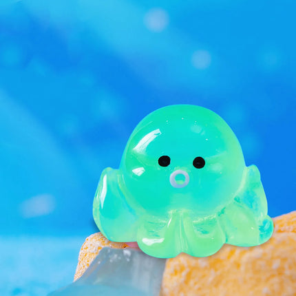 Micro Creative Cute Glow In The Dark Small Aquarium Fish Tank Diy Decoration Accessories Small Ornaments Knot Decorative Object