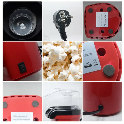 220V 110V Popcorn Makers Mini Popcorn Machine Electric Household Appliance Machine Fully Automatic Popcorn Machine Home Kitchen