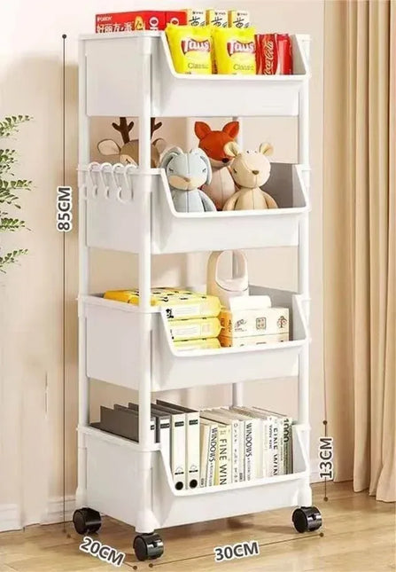 Multi-Layer Trolley Storage Rack