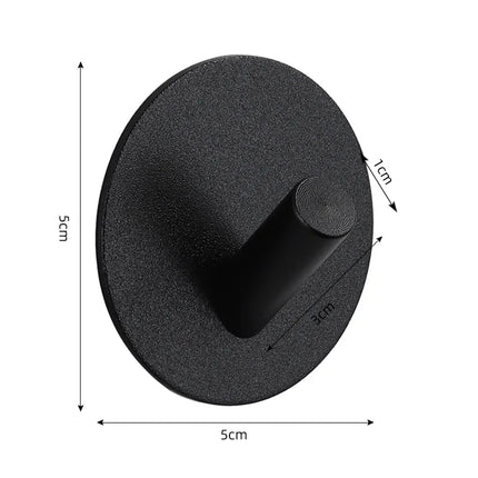 Self-adhesive Bathroom Hook Key Bag Shower Door Robe Towel Adhesive Hanger Kitchen Accessories For Organizer Wall Stickers Hooks