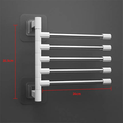 Wall Mounted Aluminum Towel Rack