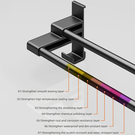 Space Aluminum Towel Rack