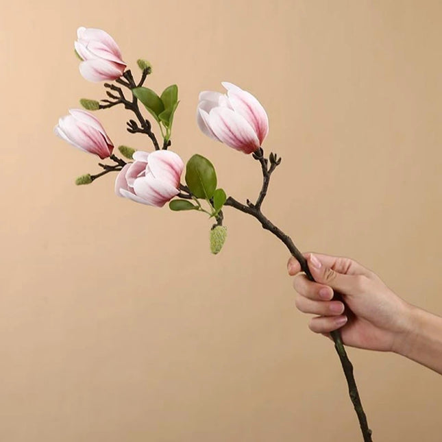 Artificial Silk Magnolia Flower