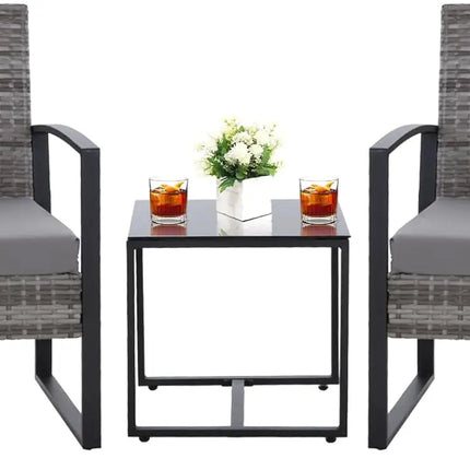 3PCS Outdoor Wicker Patio Set