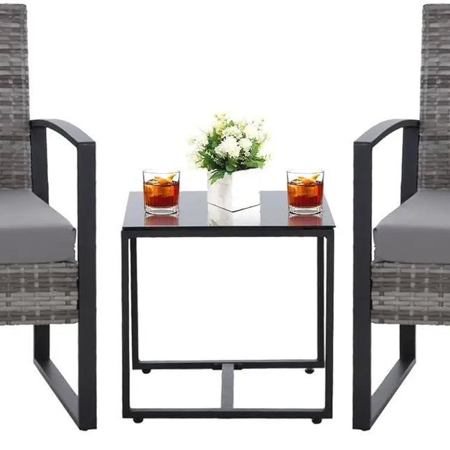 3PCS Outdoor Wicker Patio Set
