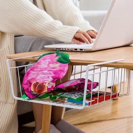 Multi-Functional Hanging Wire Basket Rack