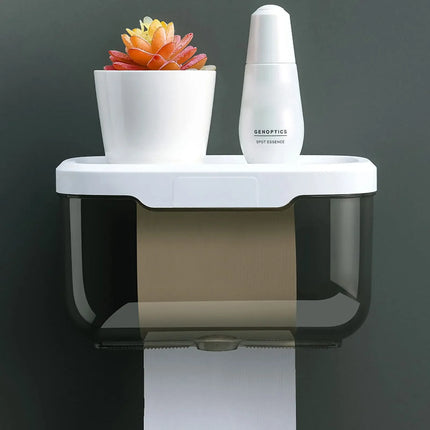 Wall-Mounted Waterproof Tissue Storage Box