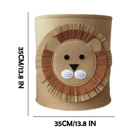 Cartoon Animal Felt Storage Basket