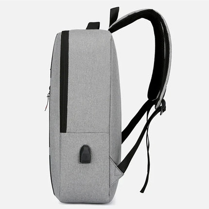 Waterproof Oxford Laptop Backpack for Men 15.6 Inch USB Charging Business Travel School Backpack High Capacity