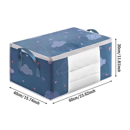 Quilt Clothes Big Capacity Storage Bag Quilt Bedding Storage Closet Organizer Wardrobe Organizer Blanket Sorting Bags Dust-proof