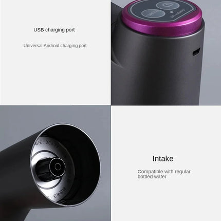 Automatic Water Press Household Barreled Water Electric Water Pump USB Rechargeable Mineral Water Pump Portable Water Dispenser