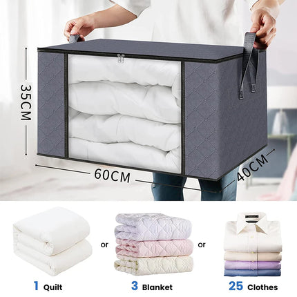 Quilt storage bag, clothing sorting bag, moving and organizing household bedding storage box, supplies