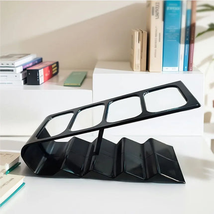 Creative Four Grid Remote Control Storage Rack Storage Box Plastic Desktop Rack Home Storage Organization