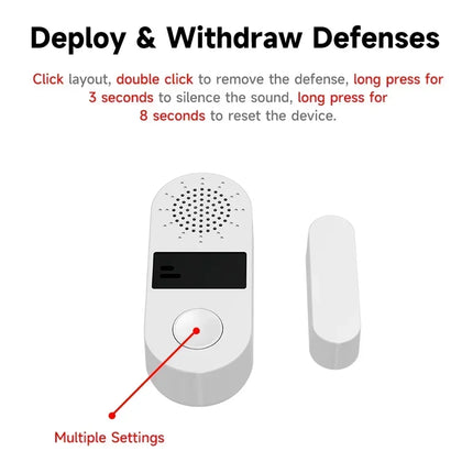 Wi-Fi Door Window Sensor with Alarm