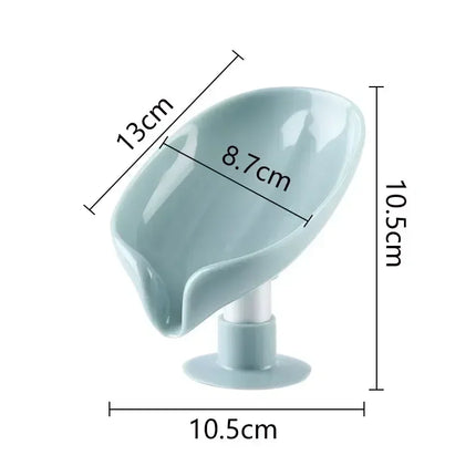 Leaf Shape Soap Holder with Suction Cup