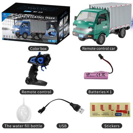 RC Car 2.4GHZ 1:16 Simulation Drift Climbing Truck LED Lights Remote Control Car Electric Toys For Kids Model Boy's Gifts