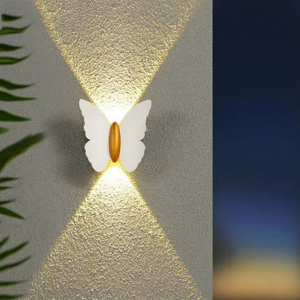 Outdoor Waterproof Butterfly Wall Lamp