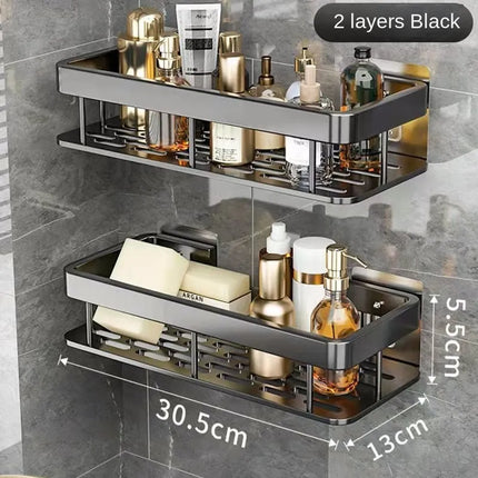 Rustproof Aluminum Shower Shelf