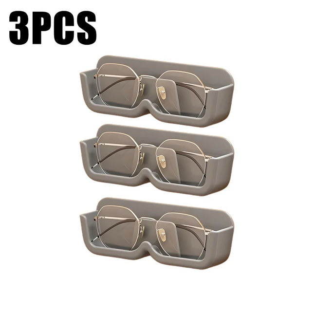 10PCS Eyeglasses Organizer Wall Mounted No-Punch Sunglasses Organizer Premium Sunglasses Display Case Home Storage